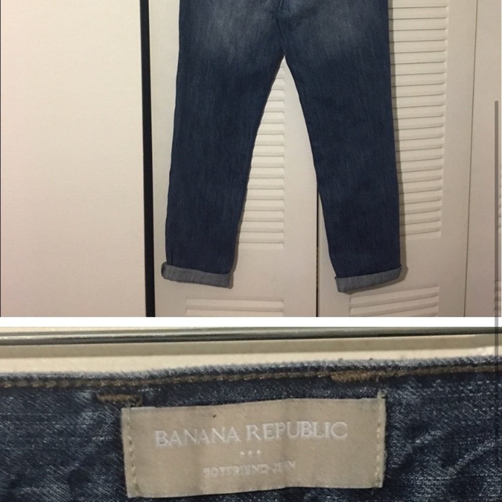 BANANA REPUBLIC BOYFRIEND JEANS 27/4 EUC